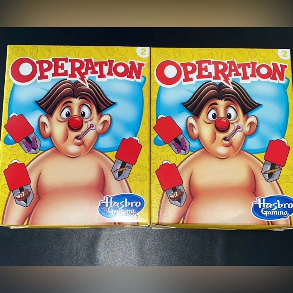 2x Operation Surgery Decal x McDonalds Toy drawing book #2 Sealed brand new 2022